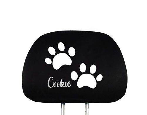 For Chevrolet Personalized Animal Paw Logo Truck SUV Car Seat Headrest Cover 1PC, US $12.59, image 5