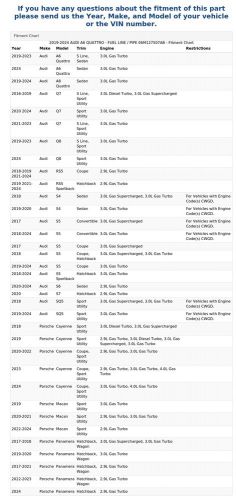 2019-2024 AUDI A6 QUATTRO - FUEL LINE / PIPE 06M127507AB, US $49.99, image 3
