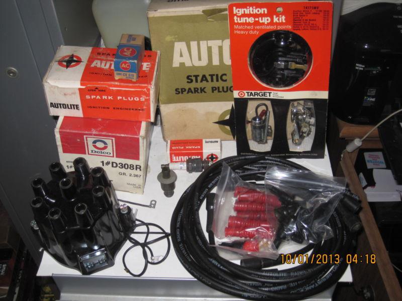 1963-1964-1965-1966 buick 425 tune up kit, wires,spark plugs,nos pcv,leads