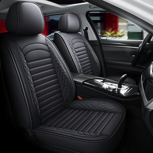 For Mercedes-Benz Full Set PU Leather Car 5 Seat Covers Front Rear Protector Pad, US $80.00, image 10