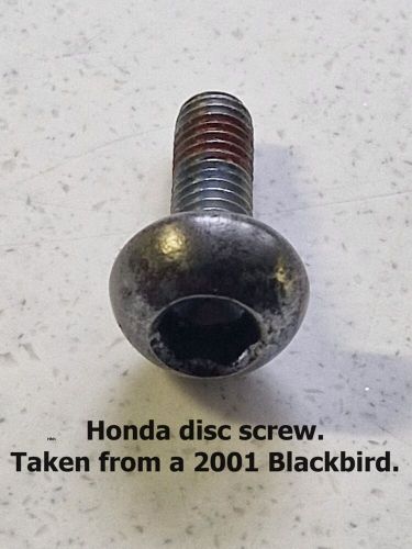 Honda VTR1000 Firestorm front disc bolts screws M6 x 17mm A2 - 70 Stainless x12, US $, image 7