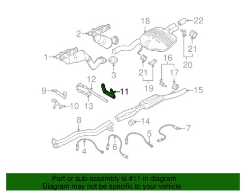 Genuine BMW Converter & Pipe Center Bracket 18207521346, US $62.12, image 4