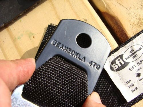 SafeQuip black 3" latch link lock 4 point racing belts harness bolt in FEB 2002, US $35.00, image 4