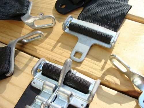 SafeQuip black 3" latch link lock 4 point racing belts harness bolt in FEB 2002, US $35.00, image 5