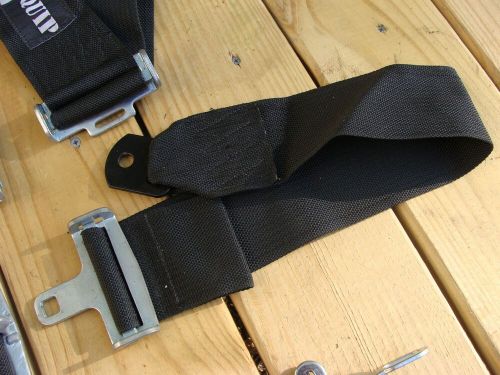 SafeQuip black 3" latch link lock 4 point racing belts harness bolt in FEB 2002, US $35.00, image 8