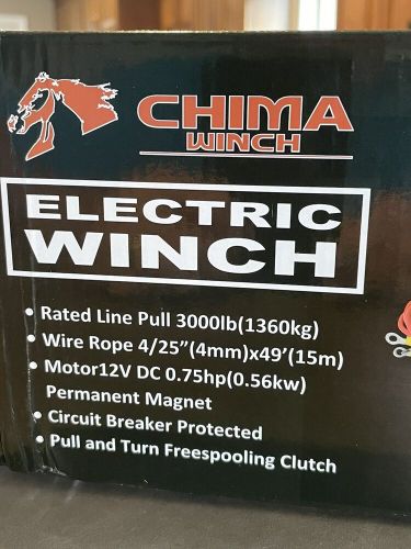 New Electric 12V 3000LB 49’ Cable Winch Kit ATV/UTV Recovery Towing Kit, C $125.00, image 2