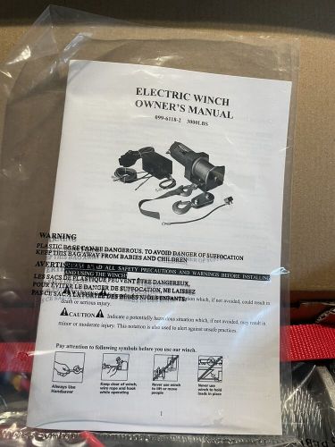 New Electric 12V 3000LB 49’ Cable Winch Kit ATV/UTV Recovery Towing Kit, C $125.00, image 5