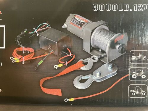 New Electric 12V 3000LB 49’ Cable Winch Kit ATV/UTV Recovery Towing Kit, C $125.00, image 7