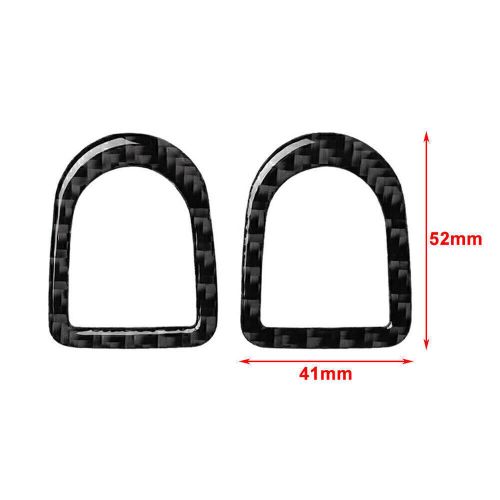 2pcs for ford mustang 2009-2013 carbon fiber door lock pins frame cover trim