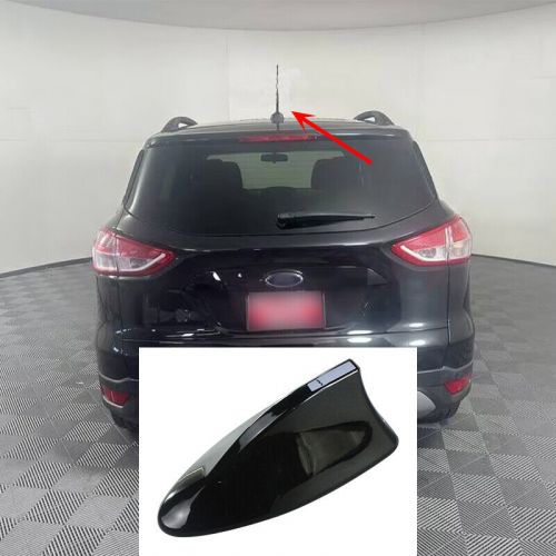 Painted Black Shark Fin Antenna Aerial Cover Trim For Ford Escape Kuga 2013-2019, US $31.43, image 5