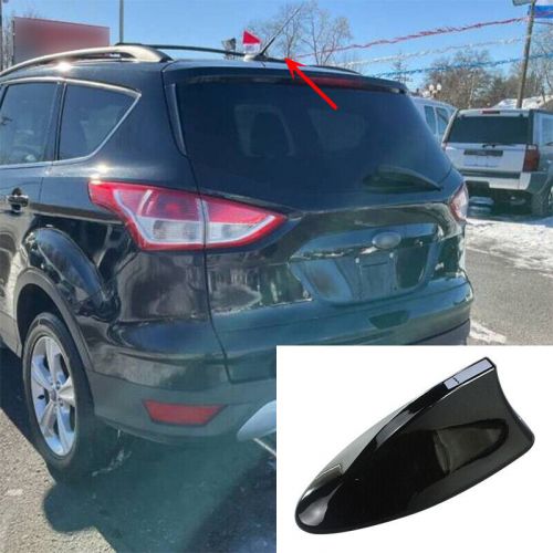 Painted Black Shark Fin Antenna Aerial Cover Trim For Ford Escape Kuga 2013-2019, US $31.43, image 9