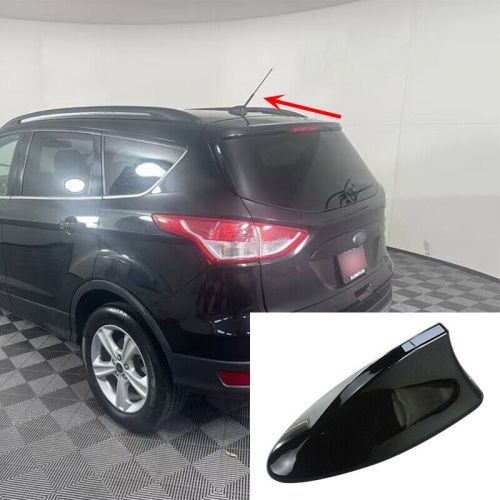 Painted Black Shark Fin Antenna Aerial Cover Trim For Ford Escape Kuga 2013-2019, US $31.43, image 11