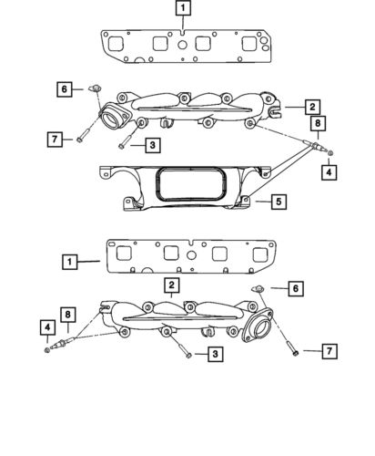2008-20 EXHAUST U Nut Mounting OEM# 60366684AA, US $12.50, image 9