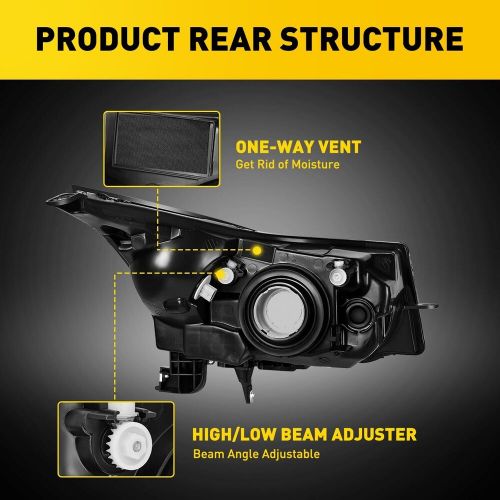 Driver Passenger Headlight Side For Replace 2011-2015 Cruze Chevy Sedan 4-Door, US $124.99, image 3