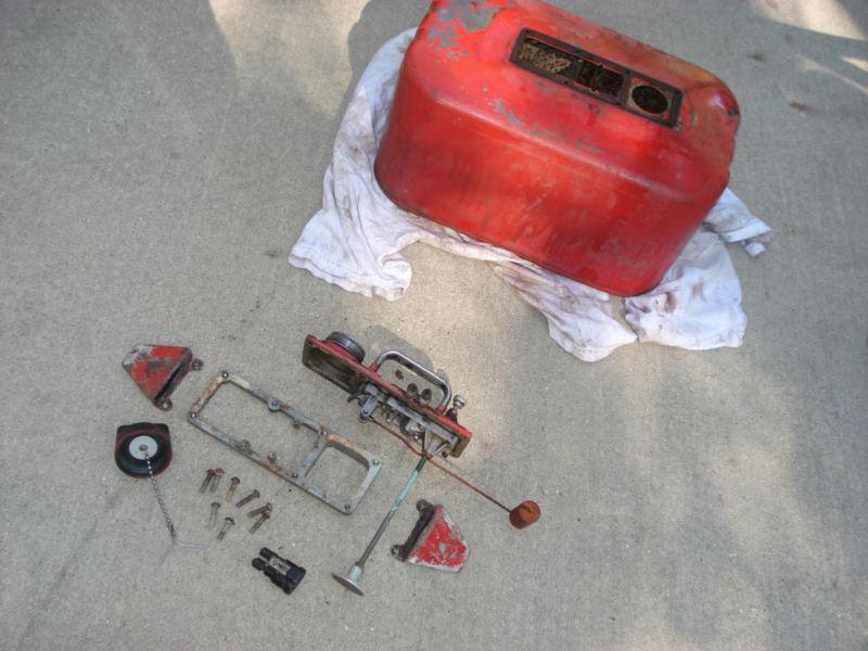 Sell VINTAGE outboard 5 GALLON METAL GAS tank parts in East Dubuque
