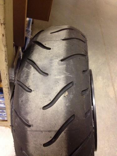 Victory Vision Rear Rim With Tire Stock OEM Semi Used DISC BRAKE, And Belt Drive, US $499.99, image 3