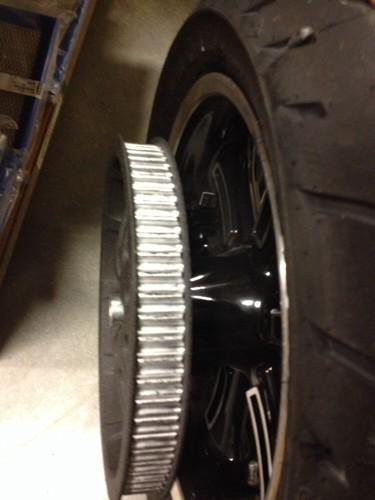 Victory Vision Rear Rim With Tire Stock OEM Semi Used DISC BRAKE, And Belt Drive, US $499.99, image 5