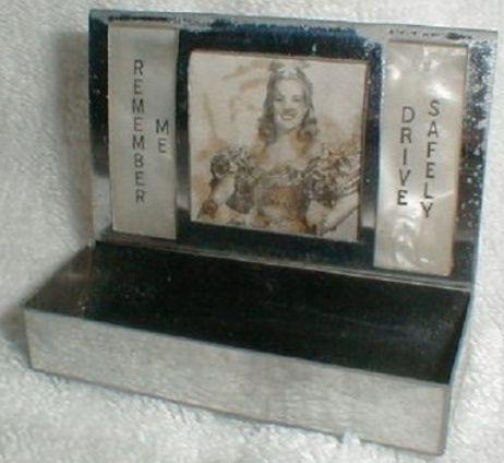 Vintage original automobile dash mounting part tray