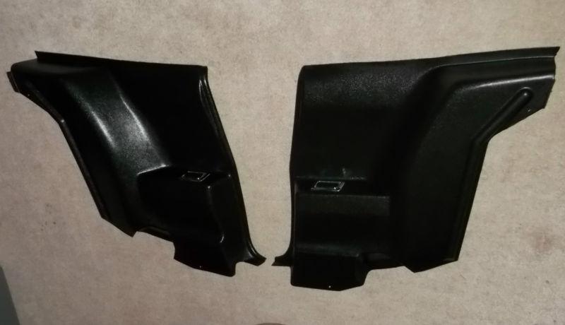70 81 firebird camaro rear deluxe seat trim panels back armrests black nice !