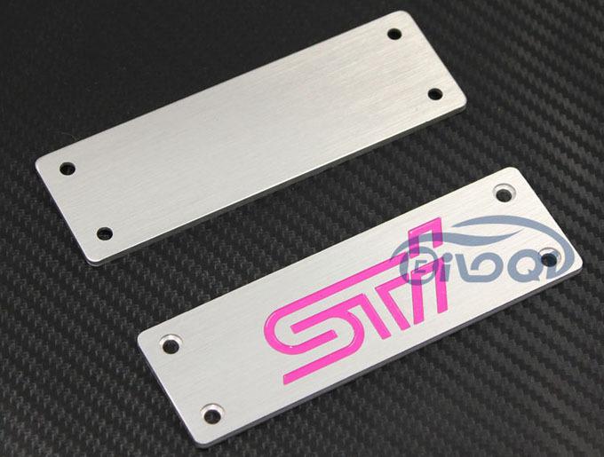 2PCS STI FLOOR MAT BADGE CARPET EMBLEM Pad Pads Fit For Subaru, US $14.95, image 3