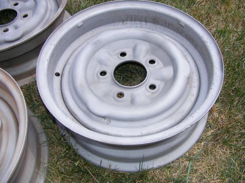 1955 56 CHEVROLET STEEL WHEELS (SET OF 4) 15