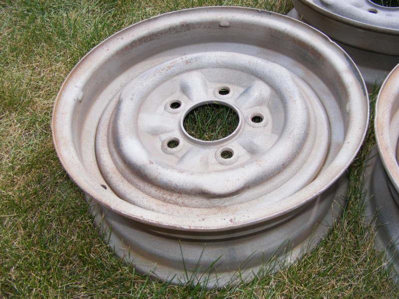 1955 56 CHEVROLET STEEL WHEELS (SET OF 4) 15