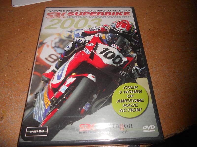 2003 superbike sbk world championship 3 hours of race action review dvd new