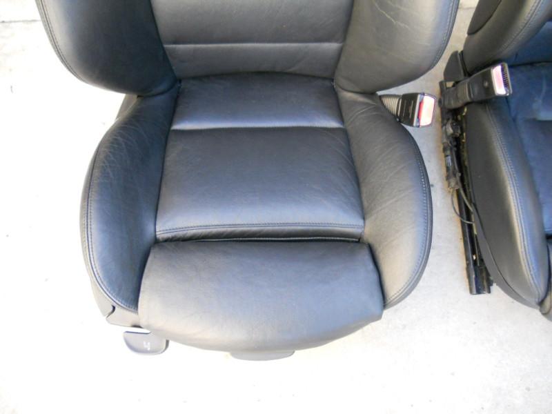 Sell BMW E36 E46 325i 330i Front Black Leather Lumbar Manual Sport