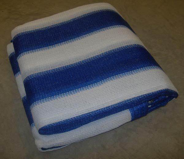 10 x 10' blue and white shade net screen mesh netting tarp canopy sun cover 