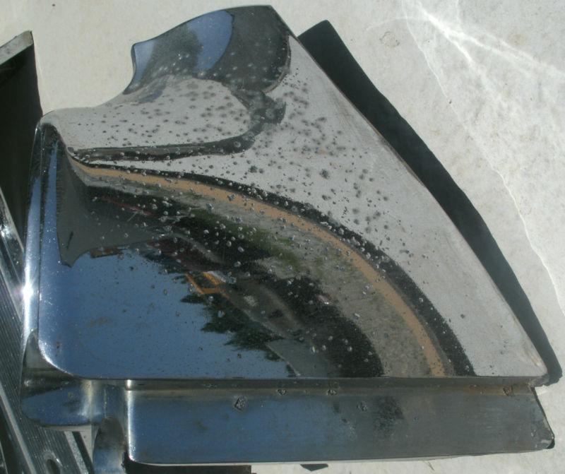 1957 57 chevrolet chevy tail light housing bezel passenger side rh chrome oem 