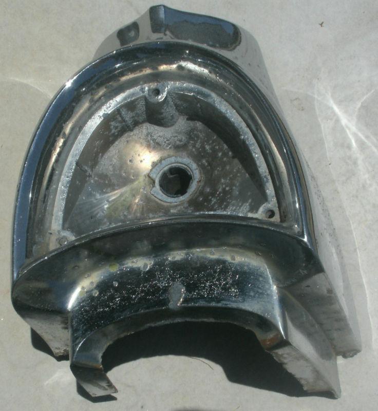 1957 57 Chevrolet Chevy Tail Light Housing Bezel Passenger Side RH Chrome OEM , US $14.99, image 3