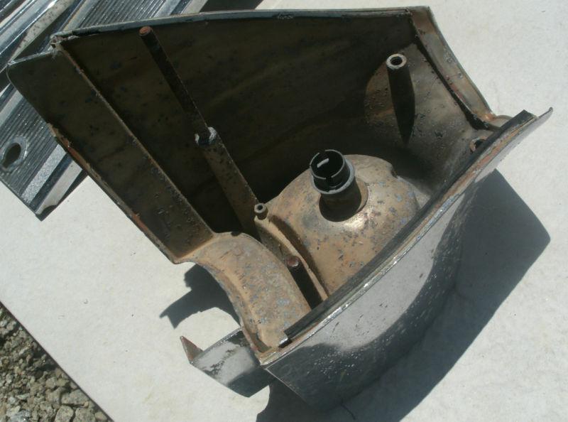 1957 57 Chevrolet Chevy Tail Light Housing Bezel Passenger Side RH Chrome OEM , US $14.99, image 8