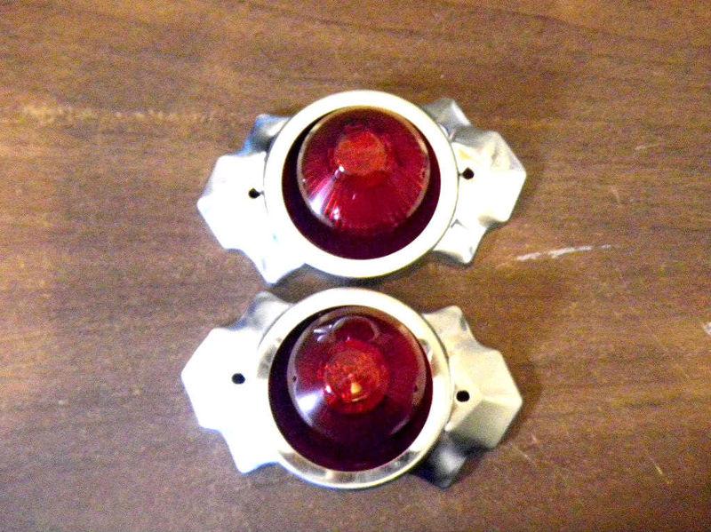 Art deco vintage truck bus travel trailer side markers lenses cool retro lights