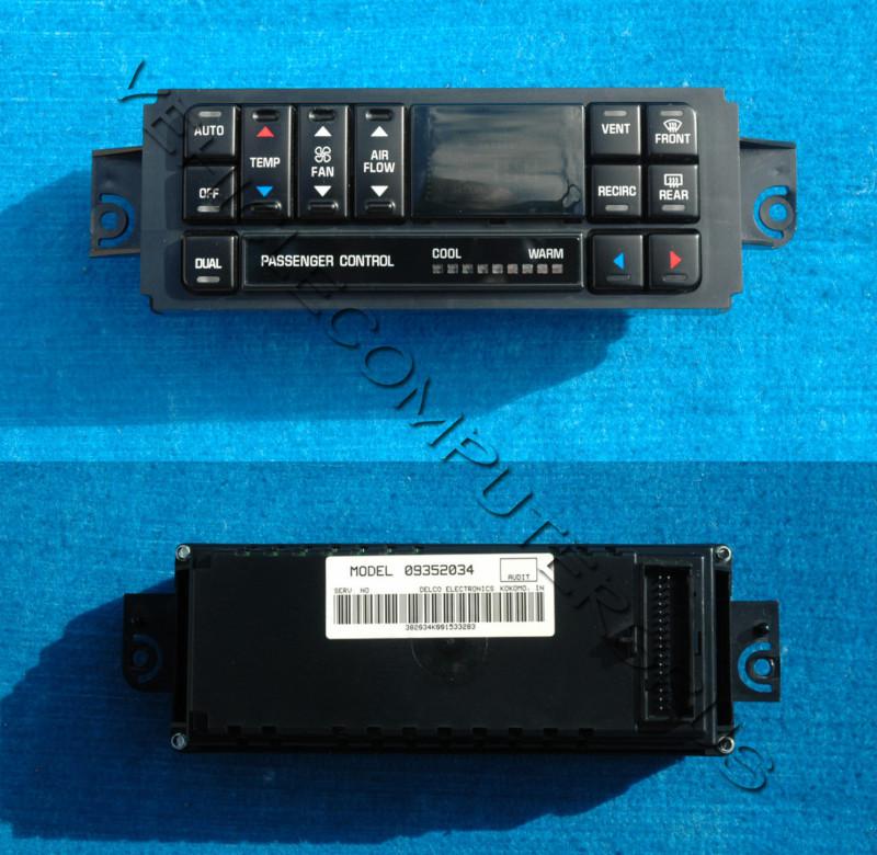 #09352034 / 1997-2004 buick regal/ century hvac eatc a/c heater climate control