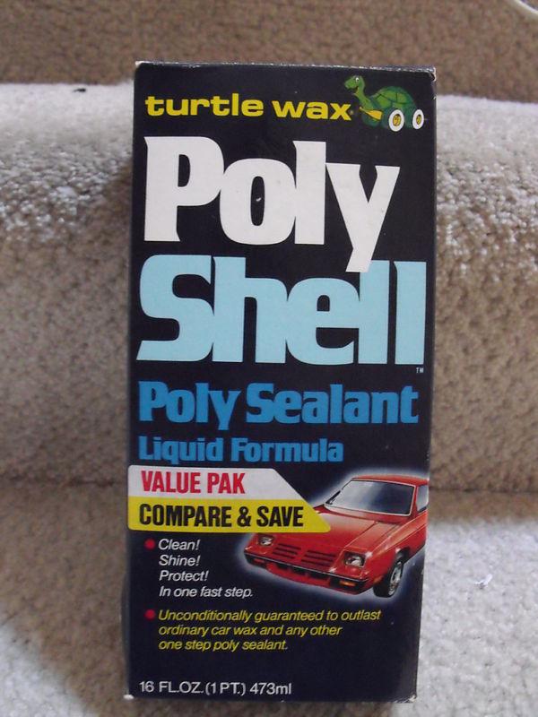 Sell *NWT* NOS TURTLE WAX POLY SHELL POLY SEALANT LIQUID FORMULA 16 Oz