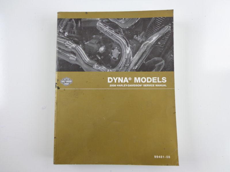 Harley davidson 2008 dyna models service manual 99481-08