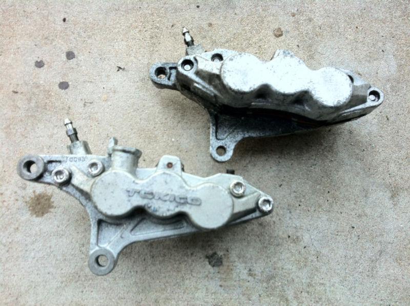 Tokico kawasaki suzuki six piston 6 pot brake calipers hayabusa zrx zzr600