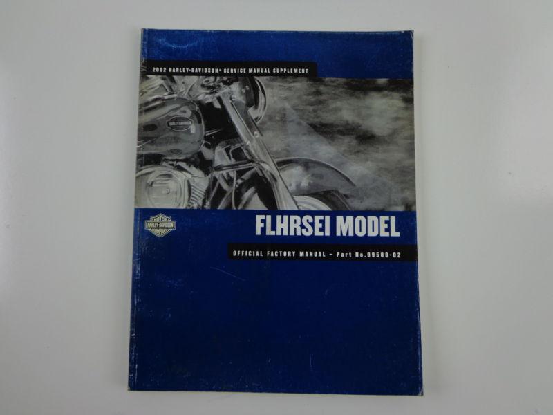 Harley davidson 2002 flhrsei model service manual supplement 99500-02