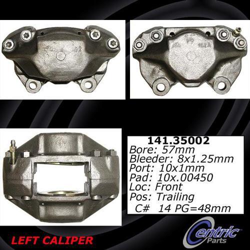Centric 142.35002 front brake caliper-posi-quiet loaded caliper-preferred