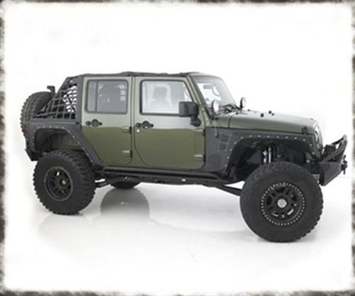 Smittybilt 76882 xrc armor corner guard 07-13 wrangler
