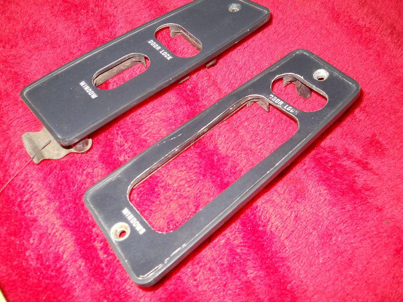 CONV CONVERTIBLE DOOR ARMREST WINDOW LOCK BUTTON SWITCH BEZEL TRIM SET OEM LOOK, US $30.00, image 2