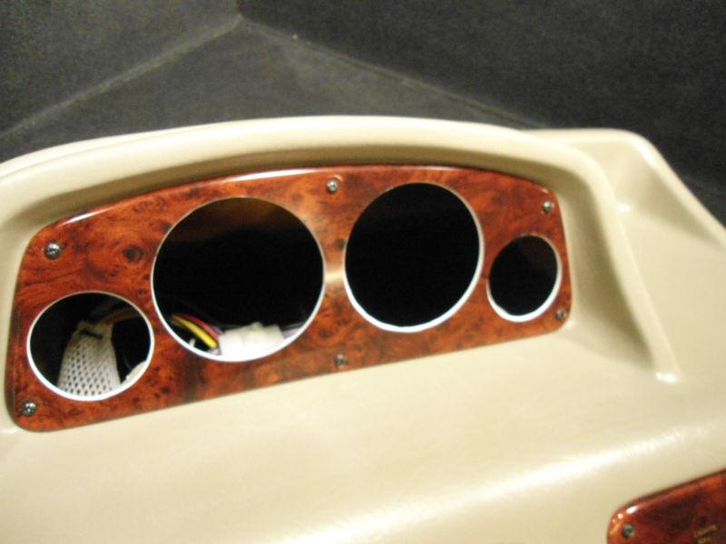 FIBERGLASS FISHER PONTOON BOAT STEERING CONSOLE GAUGE DASH PANEL 5, US $144.60, image 2