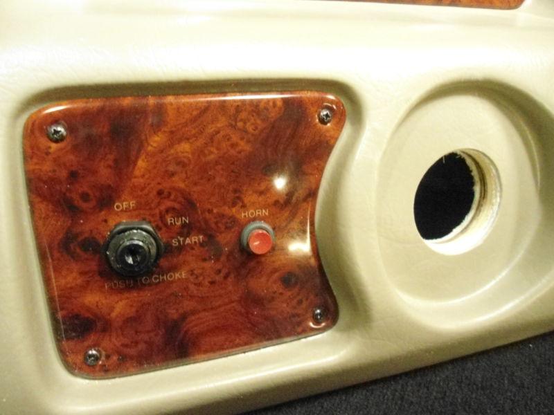 FIBERGLASS FISHER PONTOON BOAT STEERING CONSOLE GAUGE DASH PANEL 5, US $144.60, image 3