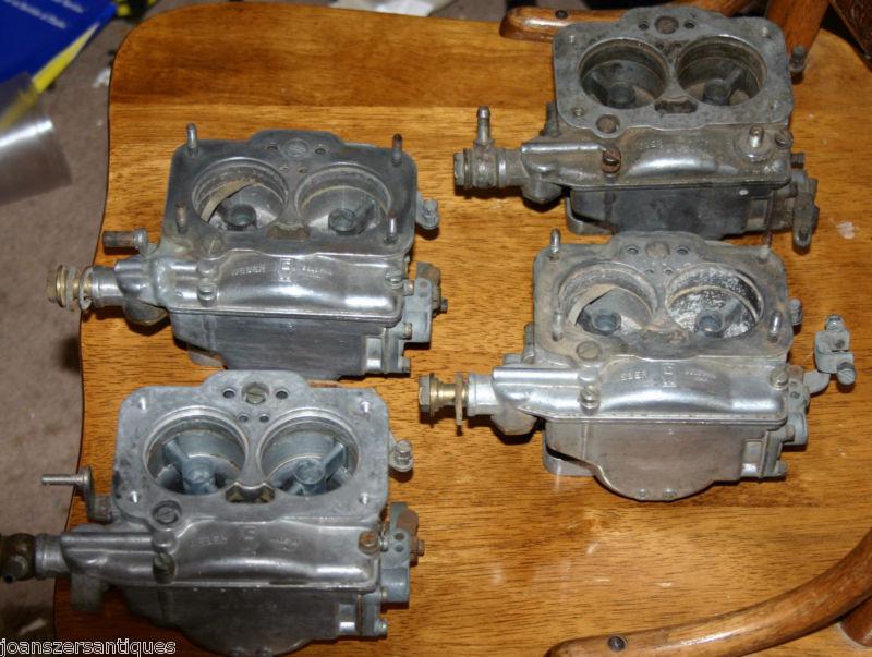 4 weber dcnf 42  carburetors       vw  ferrari  lamborghini