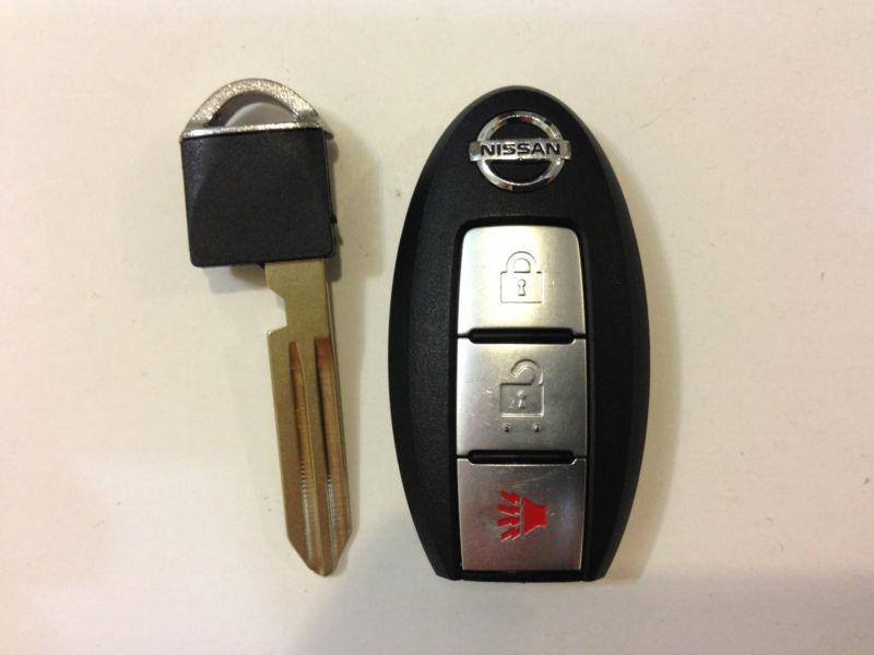 Nissan cube juke 10-13 smart key less entry with uncut insert remote 3-button