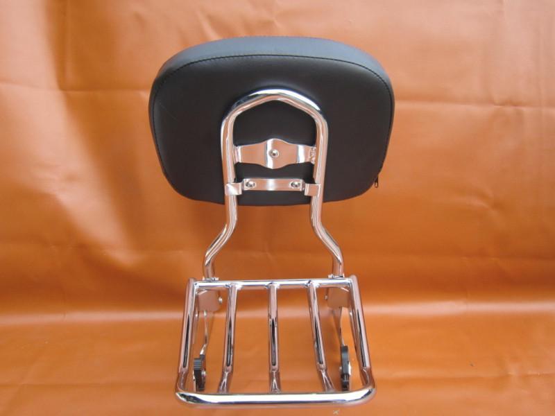 Sell BACKREST SISSY BAR CHROME RACK FOR SOFTAIL HERITAGE CUSTOM DELUXE