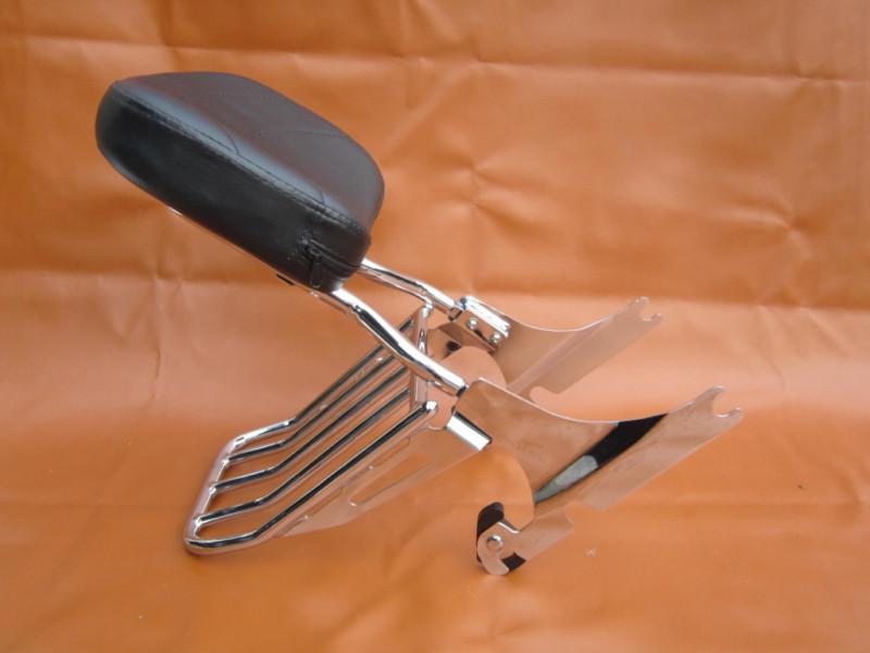 Sell BACKREST SISSY BAR CHROME RACK FOR SOFTAIL HERITAGE CUSTOM DELUXE