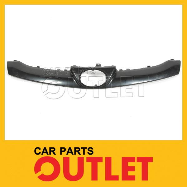 2006 2007 2008-2010 toyota sienna ce/le upper front grille matte black plastic