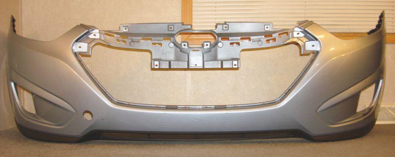  2010 2011 2012 2013 hyundai tucson genuine factory stock oem front bumper +lip 