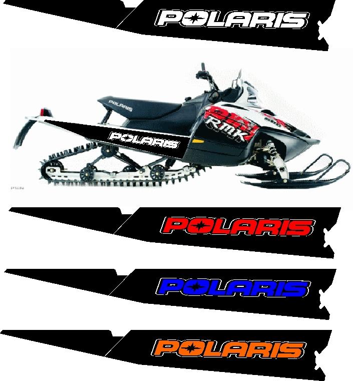Polaris iq rmk shift dragon 550 600 800 155 163 tunnel decal sticker 2